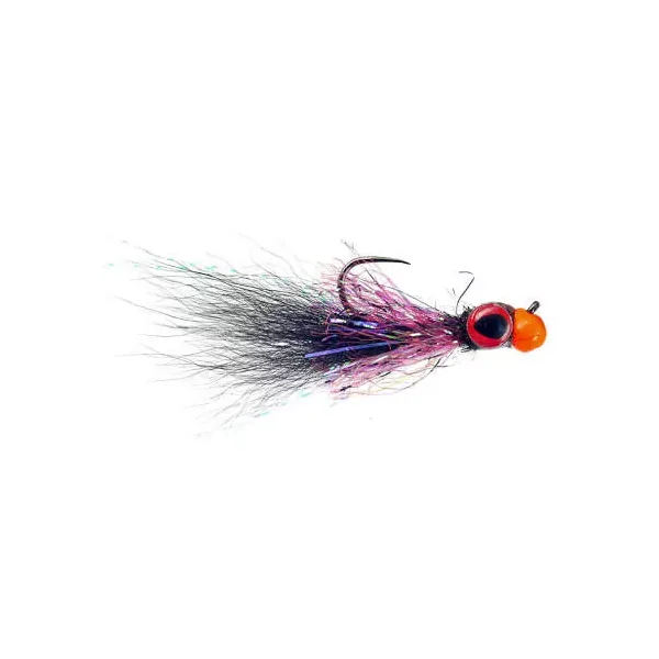 Twaid Shad Streamer Black streamer trucha