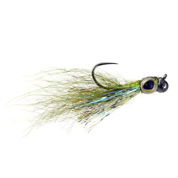 Twaid Shad Streamer Olive streamer trucha