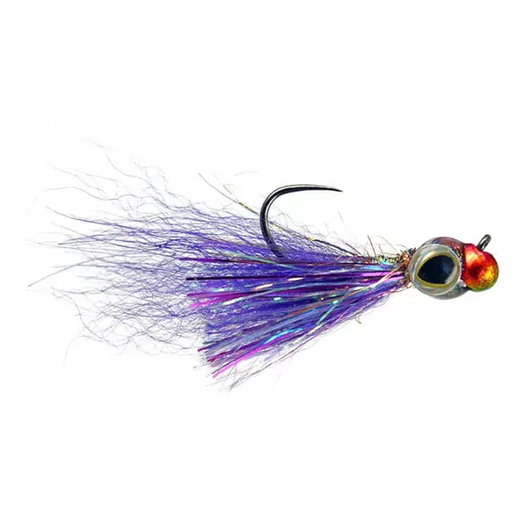 Twaid Shad Streamer Purple streamer trucha