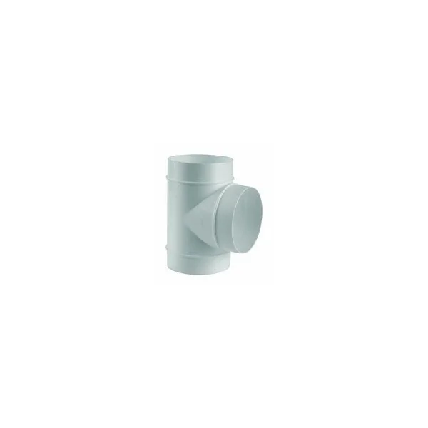 Union "t" redonda PVC 100Ø