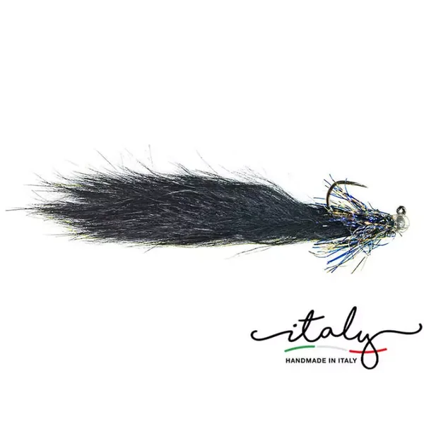Upside Down Zonker Hunter TG Black streamer