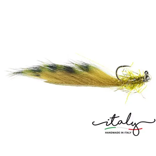 Upside Down Zonker Hunter TG Olive streamer