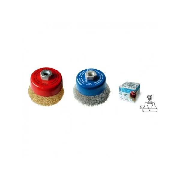 VASO C/ALAMBRE ONDULADO F-24 M14 VARIAS MEDIDAS FECIN