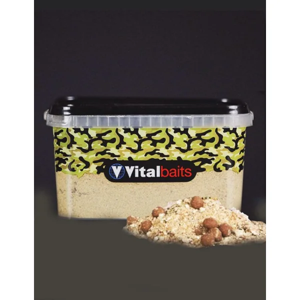 Vitalbaits Groundbait Nutty Crunch Cubo 3kg