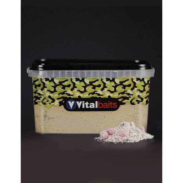 Vitalbaits Groundbait Strawberry Nutty 3kg