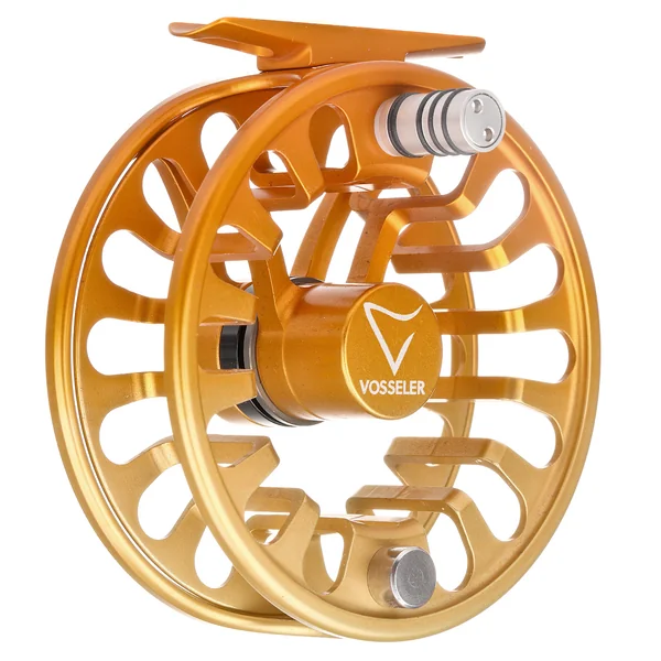 Vosseler Air One carrete de mosca melocotón