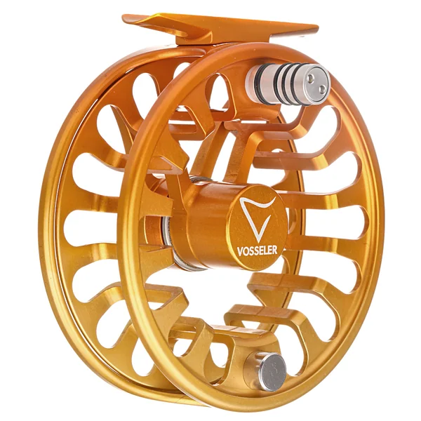 Vosseler Air Two carrete de mosca melocotón