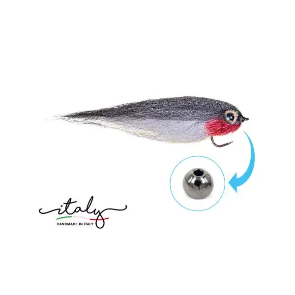 Weighted HP Minnow Streamer BWR BL