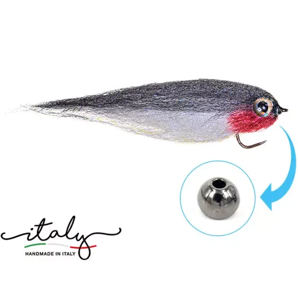 Weighted HP Minnow Streamer BWR BL - Imagen 4