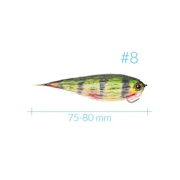 Weighted HP Minnow Streamer Perch BL - Imagen 2