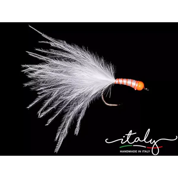 White Orange Fluo Spermino BL streamer lago