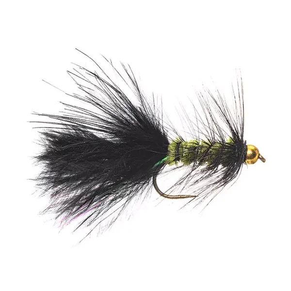 Wooly Bugger Olive Black BL streamer trucha