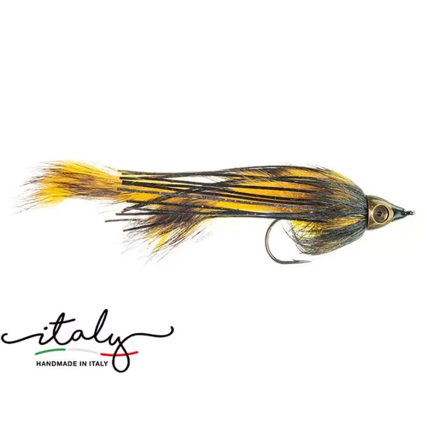 X-Heavy Marble Trout Streamer Mais Black streamer