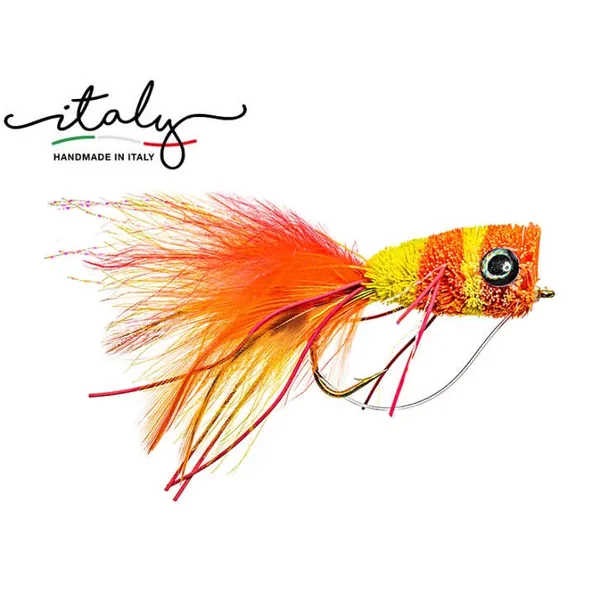 Yellow Orange Devil Popperstreamer